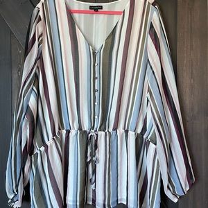 Long sleeve Lane Bryant blouse
